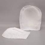 Плечевые накладки (подплечники) реглан сшивные 170х200х13 мм, белый, 50 пар