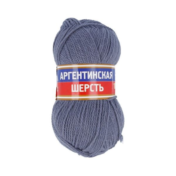 Пряжа Камтекс Аргентинская шерсть / уп.10 мот. по 100 г, 200 м, цв.169 серый
