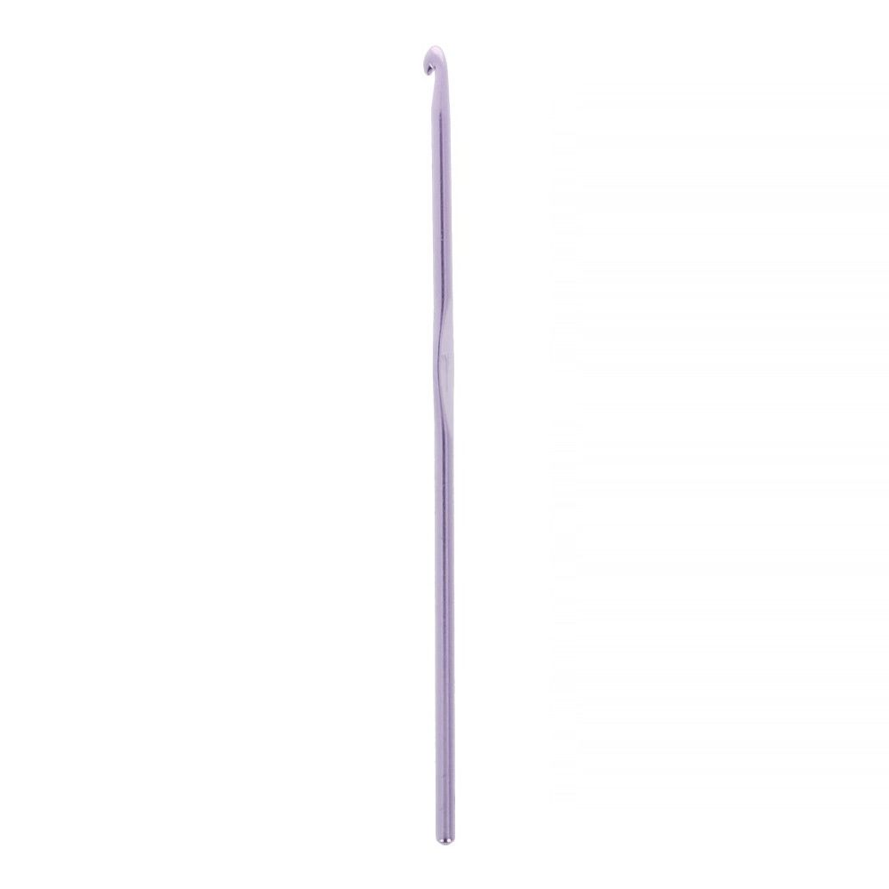 Крючок для вязания ⌀4.0 мм, 15 см, металл, в чехле, розовый, Gamma CH-15