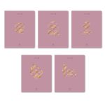 Тетрадь ученическая общая, тиснение золотой фольгой, A5 48 л. на скобе 65 г/м², белизна 100% 10 шт клетка, 01513 Мир красоты, Светоч Т199