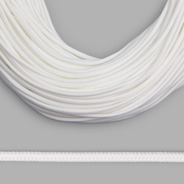 Шнур плетеный ⌀3.0 мм / 200 метров, 003 белый