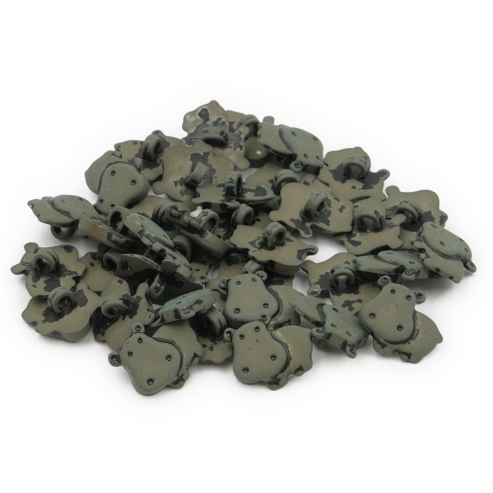 Пуговицы детские Бегемот (I0362-DWB) 28/1 (D43 хаки), 36 шт