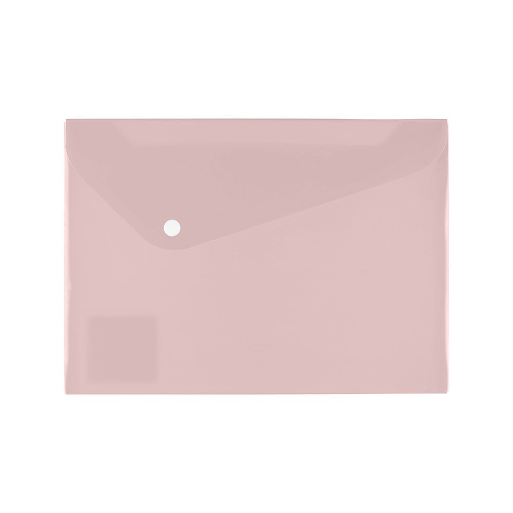 Папка-конверт с кнопкой A5 180 мкм диагональ 10 шт, персиковый EC21017213, Expert Complete