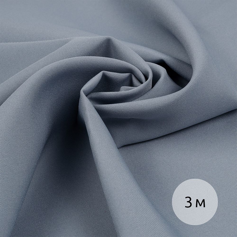 Габардин кач-во Фухуа 180 г/м², 150 см / 3 метра, TBY.Gbf.24102.11.3, цв.11 св.серый