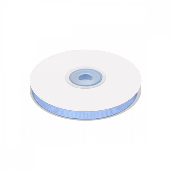 Лента репсовая (в рубчик) 6.0 мм / 22.8±1 метра, S351 голубой, Magic4Hobby