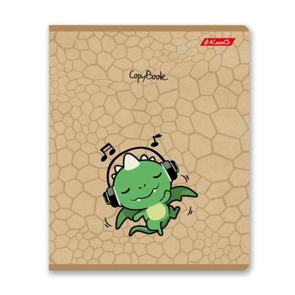 Тетрадь ученическая общая, A5+ 48 л. на скобе 65 г/м², белизна 100%, 10 шт, линия в термоусадочной пленке, 000762 Подраконим!, Светоч 48ТЕТл-001