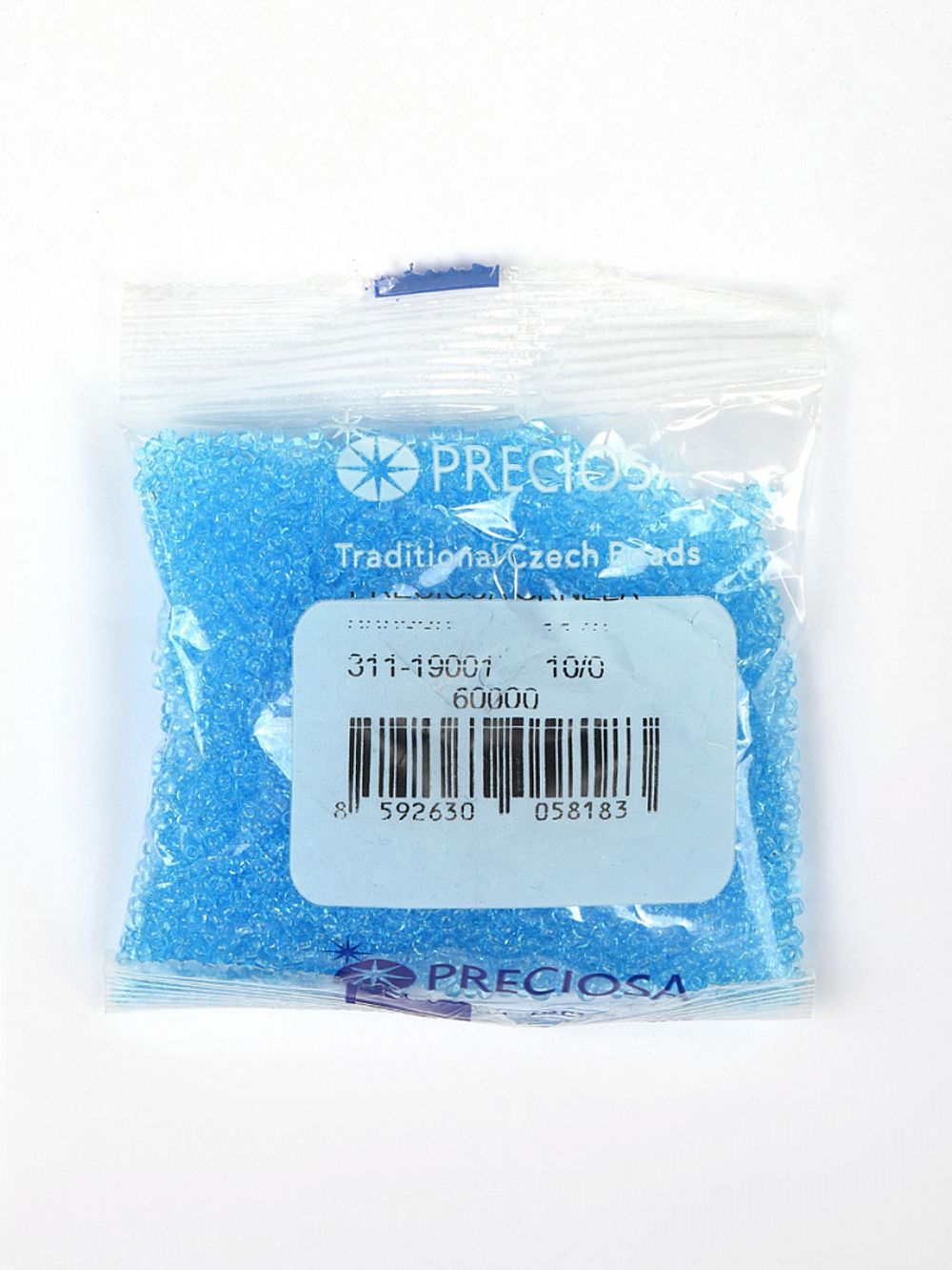 Бисер Preciosa 10/0 (2.3 мм), 50 г, NT цв. 60000/311-19001