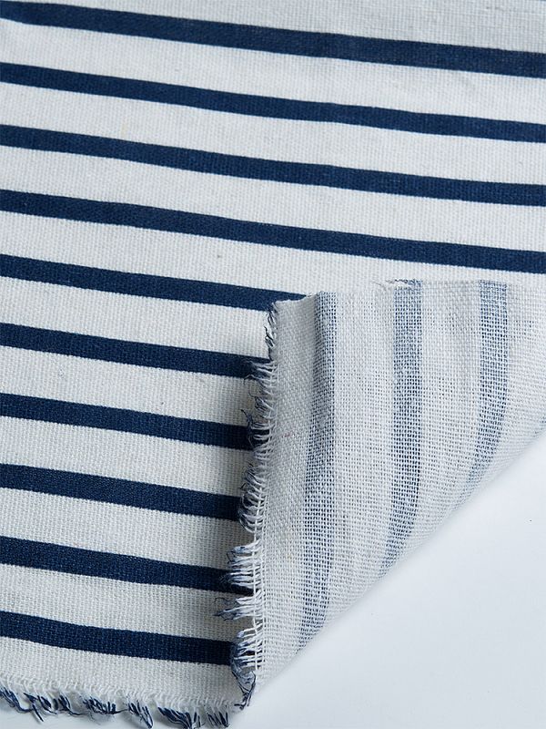 Льняная ткань 140 г/м², 150 см / 3 метра, TBY.DJ.13-3, цв.синий