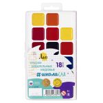 Краска акварель набор LW-0118 18 цв, Лео LW-0118