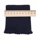 Манжеты трикотажные 9.0х9.5 см, 1 пара, средней плотности 14 кл, 1х1, 8109 темно-синий