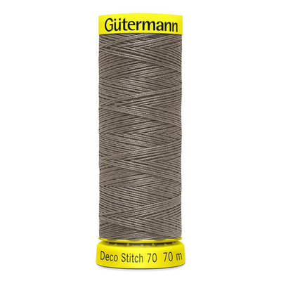 Нитки отделочные Gutermann Deco Stitch 70, 70м, 727 дымчато серо-зеленый, 5 катушек