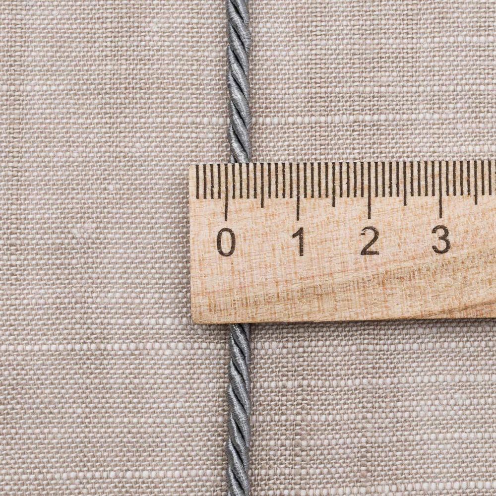 Шнур витой ⌀3.0 мм / 18.29 метров, 47 серый