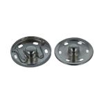 Кнопка пришивная металл ⌀30.0 мм, 10 шт, 02 черн.никель, Gamma KL-300