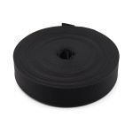 Стропа (ременная лента) 25 мм / 25 метров, толщ. 0.5 мм, [6.7 г/пог.м], 100% нейлон, черный