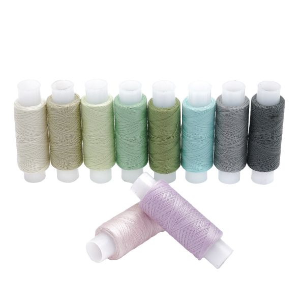Швейные нитки (набор) 50/2, 10 кат. по 200 метров, ассорти №17, Astra&Craft