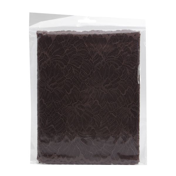 Кружево бельевое эластичное 240 мм / 3.4 метра, цвет шиншилла