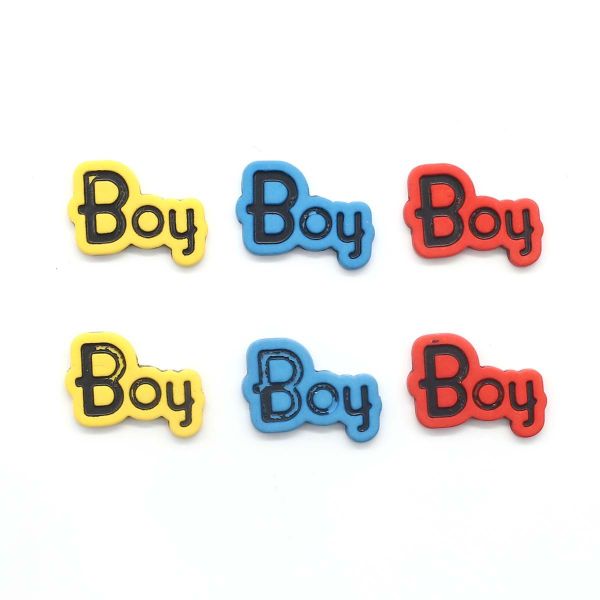 Украшения декоративные пуговицы Boy, 6 шт, Magic Buttons I1580-DW2
