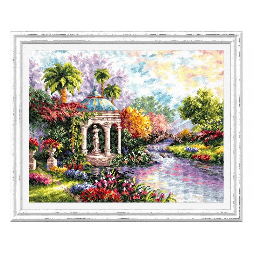 Набор для вышивания нитками Чудесная игла, Царство красоты! 40х32 см