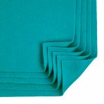 Фетр листовой 1 мм, 20х30 см, 5 шт, 031 бирюзовый, Blitz FKC10-20/30