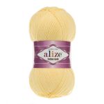 Пряжа Alize (Ализе) Cotton Gold / уп.5 мот. по 100 г, 330м, 187 светлый-лимон A