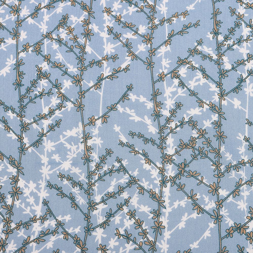 Штапель 90 г/м², 145 см / 2 метра, TBY.Vi.pr.E1326.03.2, цв.03 голубой