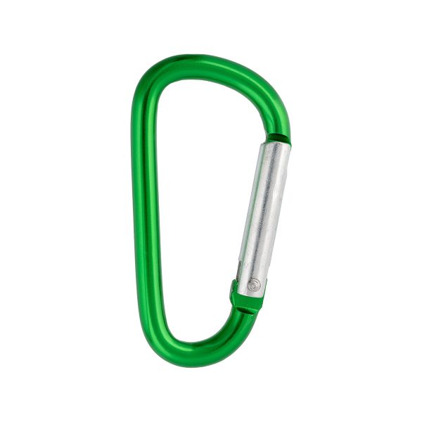 Карабин металл 25.0 мм (70х36 мм), 10 шт, 08 зеленый, Gamma GH 120/35/10