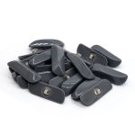 Пуговица 70L (44мм) на ножке, пластик (серый), Б23(3.01-582-44), 20 шт