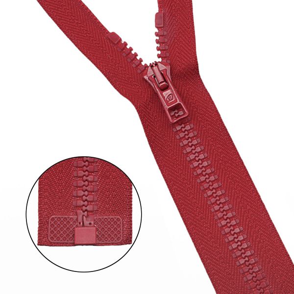 Молния трактор Arta Т6 (6 мм) 1 зам., разъем., 65 см, ОПТ. УП. 25 ШТ., 008 красный