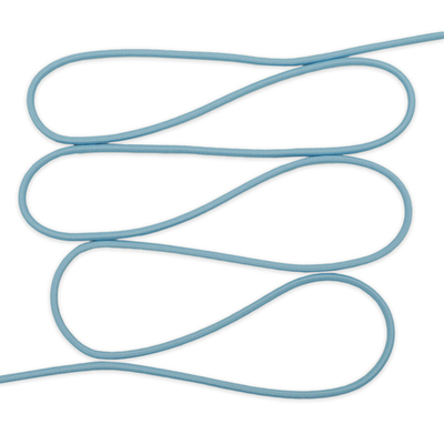 Резинка шляпная (шнур эластичный) ⌀3.0 мм / 30 метров, голубой