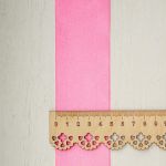 Лента атласная 1-сторонняя 50.0 мм / 22.86±1 метров, 012 яр. розовый, Globus