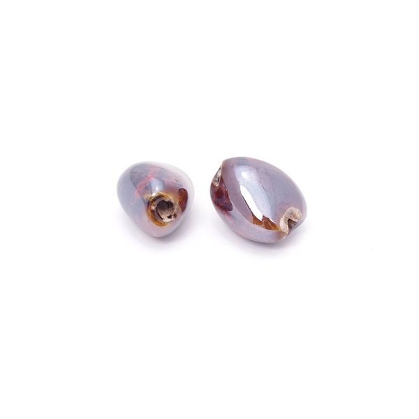 Бусины керамика 18х14 мм, цв. 002, 2 шт, Tesoro