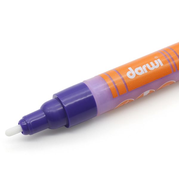 Маркер для ткани Darwi TEX Opak, 2мм, укрывистый, 900 фиолетовый