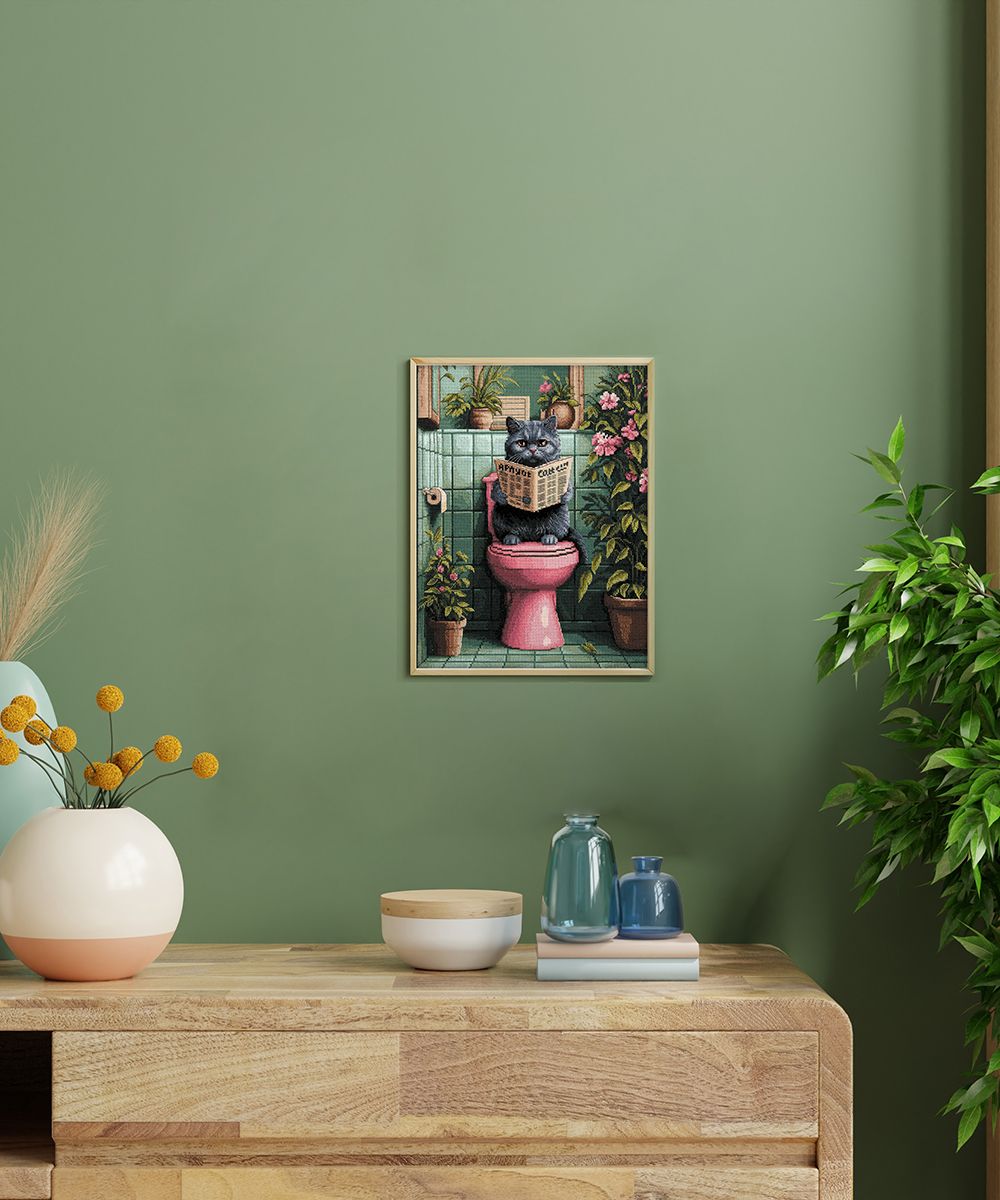 Набор для вышивания нитками Panna J-7546, Не беспокоить, 22х30 см