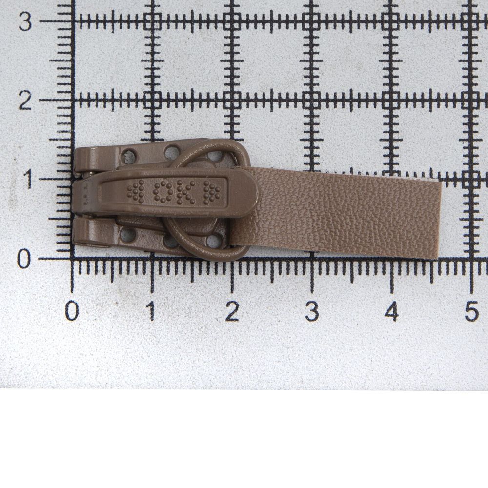 Крючок шубный PQ 45 мм, бежевый, PQ5206, 5 шт