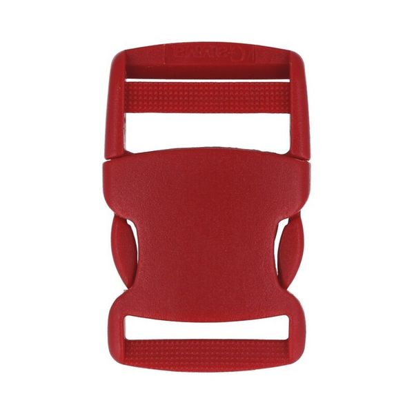 Фастекс (пряжка трезубец) пластик 25 мм, 10 шт, 519 красный, Gamma SB04