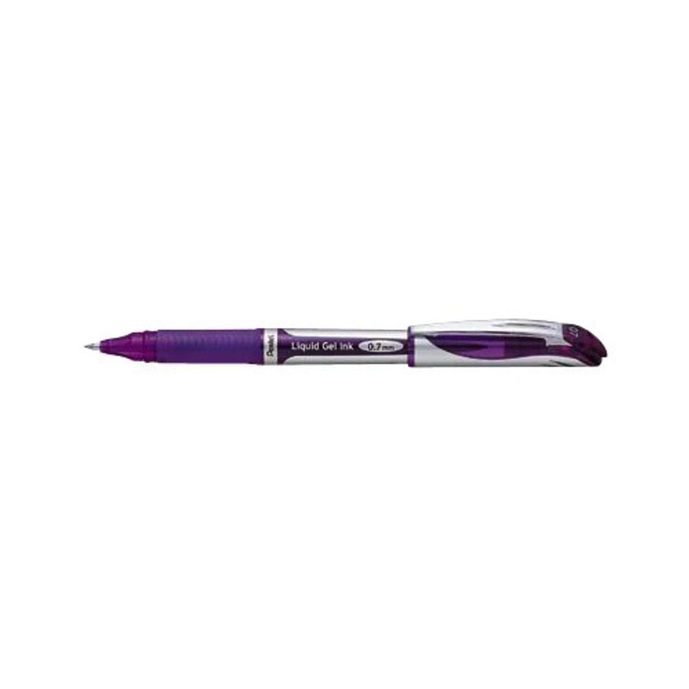 Ручка гелевая Energel 0.7 мм, 12 шт, BL57-VX фиолетовый стержень, Pentel