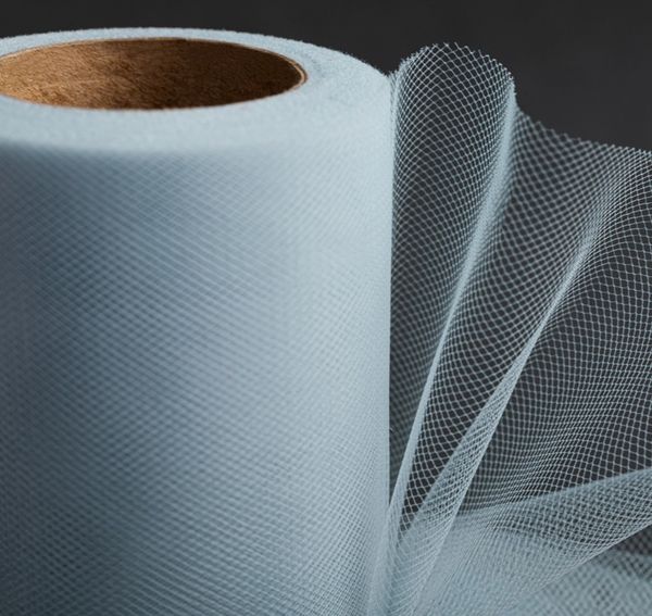 Фатин на шпульке средней жесткости, 100% нейлон, 150 мм, 13 серый, 22,86м, Gamma FTN/R