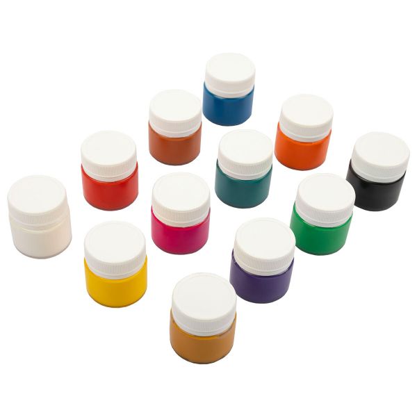 Краска гуашь набор 12 цв.х20 мл, Лео LBG-0112