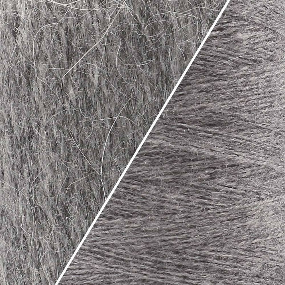 Пряжа Astra Premium (Астра Премиум) Пух норки / уп.1 мот. по 50 г, 290 м, 047 пепельный