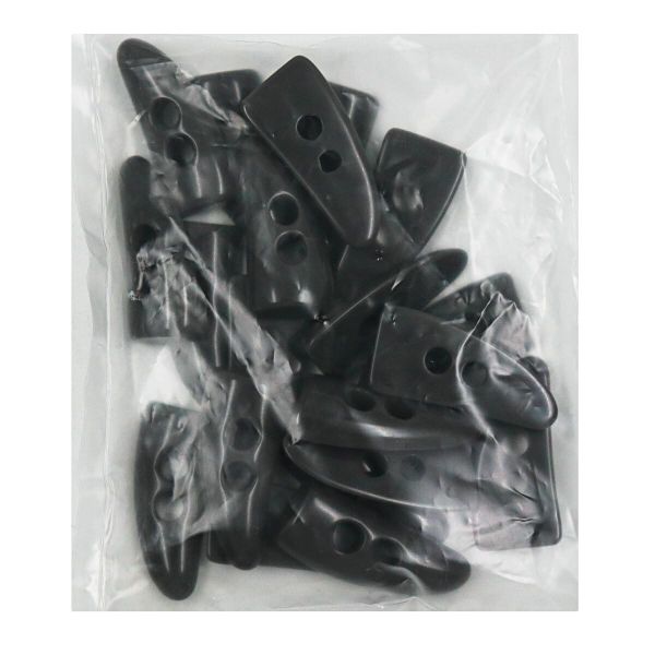 Пуговицы 2 прокола (3.02-541-46) (т.серый), Б28, 20 шт