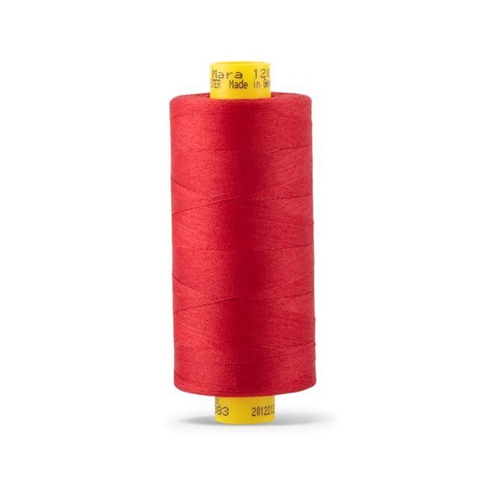 Нитка универсальная Gutermann Mara 120/2, 1000 м, 700207, 383 малиново-красный, 1 шт