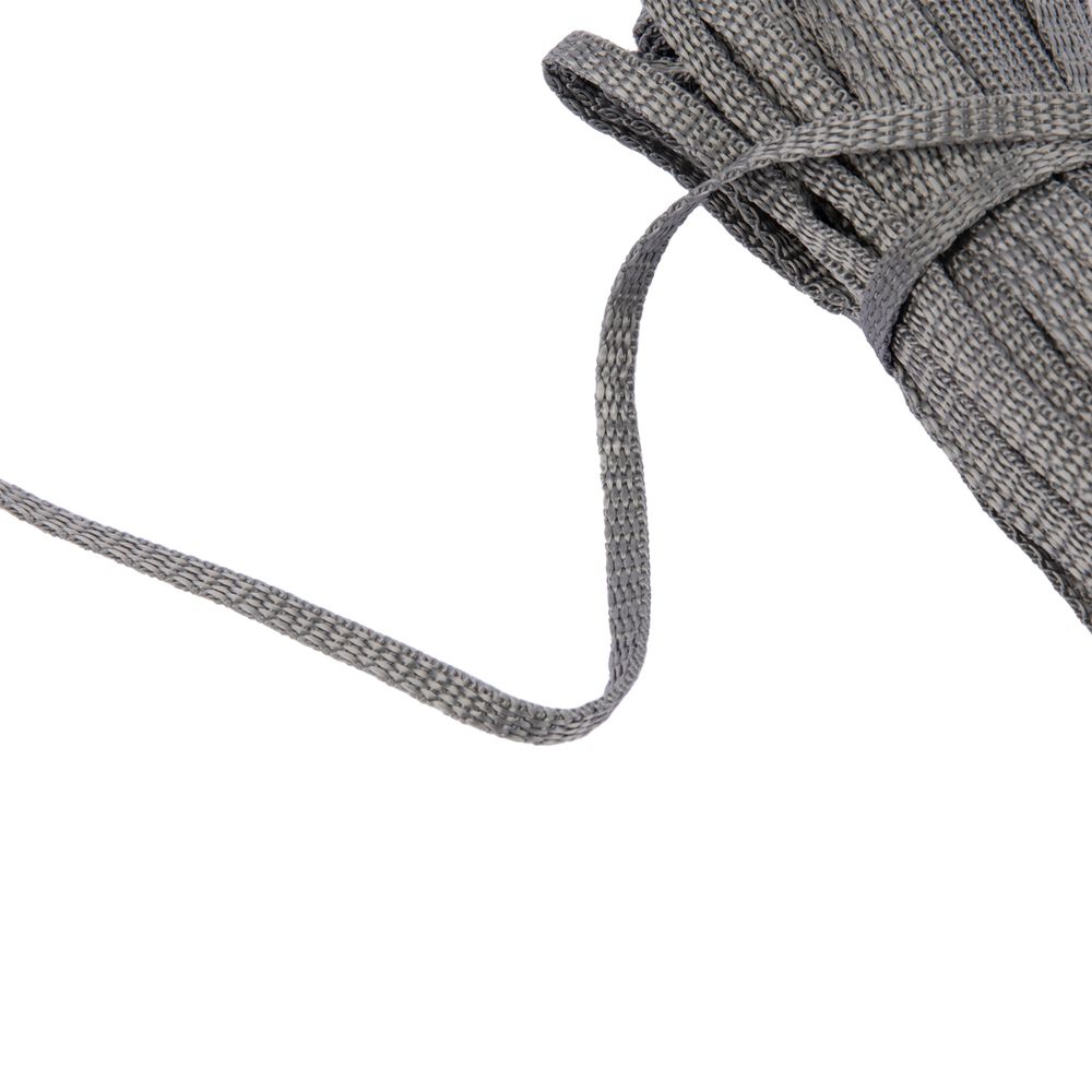 Стропа (ременная лента) 5 мм / 25 метров, толщ. 1.25 мм, [5.6 г/пог.м], 100% п/п, рис.9688, серый, Gamma С3857Г17