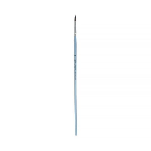 Кисть синтетика №04 круглая, 10 шт, длинная ручка, Vista-Artista 70111-04