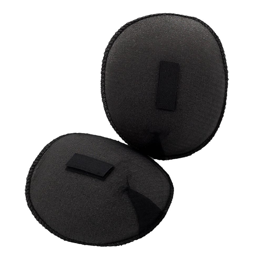 Плечевые накладки (подплечники) реглан на липучке 100х130х10 мм, черный, 1 пара