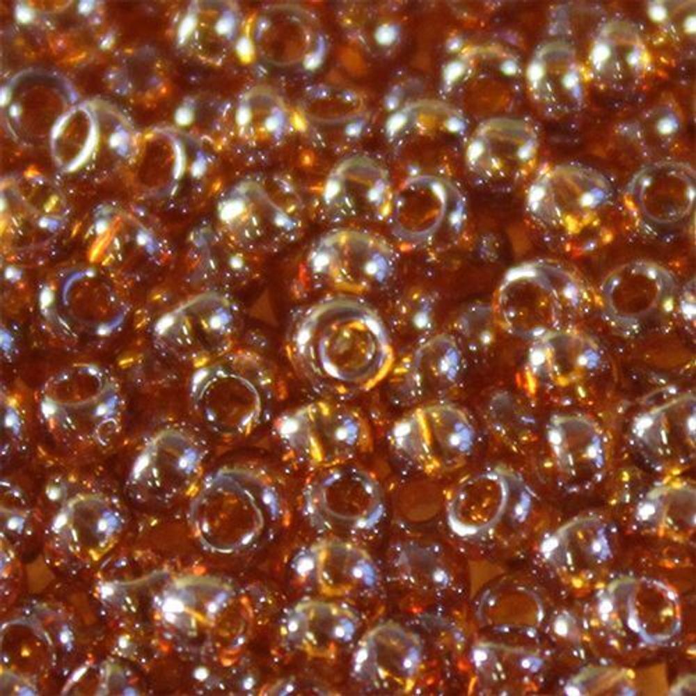 Бисер Preciosa прозрачный с жемчужным покрытием 10/0 (2.3 мм), 1х50г, цв. 16090