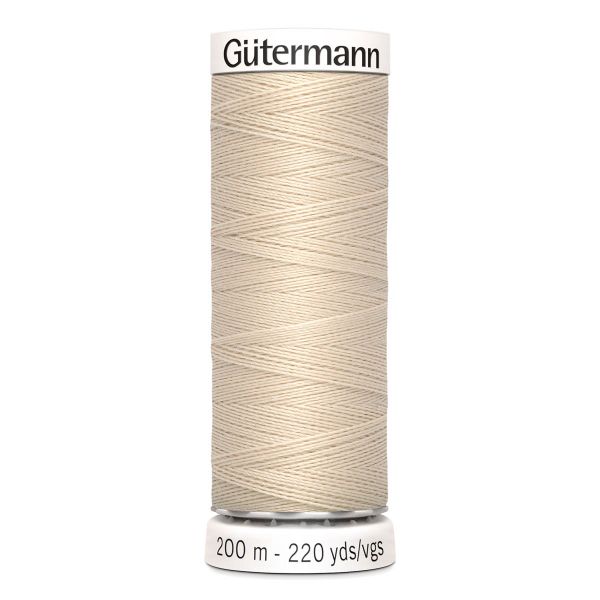 Нитки универсальные Gutermann Sew-all, 200м, 169 пломбир, 5 катушек