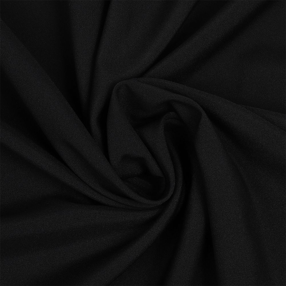 Ткань подкладочная эластичная 150см IdealTex черный 62г/м², уп.10м