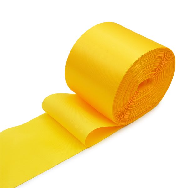 Лента атласная 1-сторонняя 100.0 мм / 100±2 метров, 2 желтый, Globus