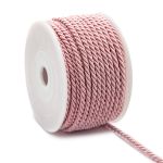 Шнур витой ⌀3.0 мм / 18.29 метров, 15 св-розовый