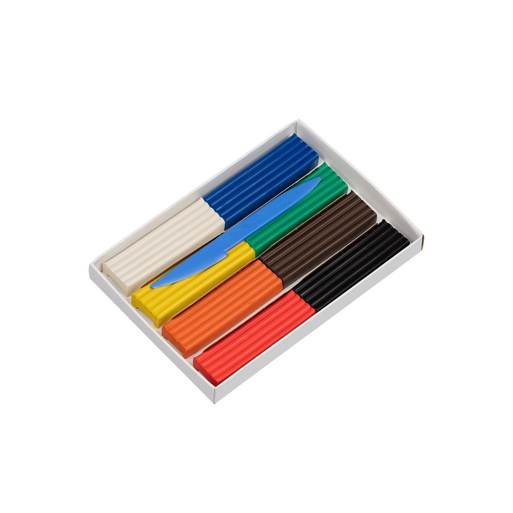 Пластилин классический ШколаСад 160 г, 8 цв, Лео LMC-0108